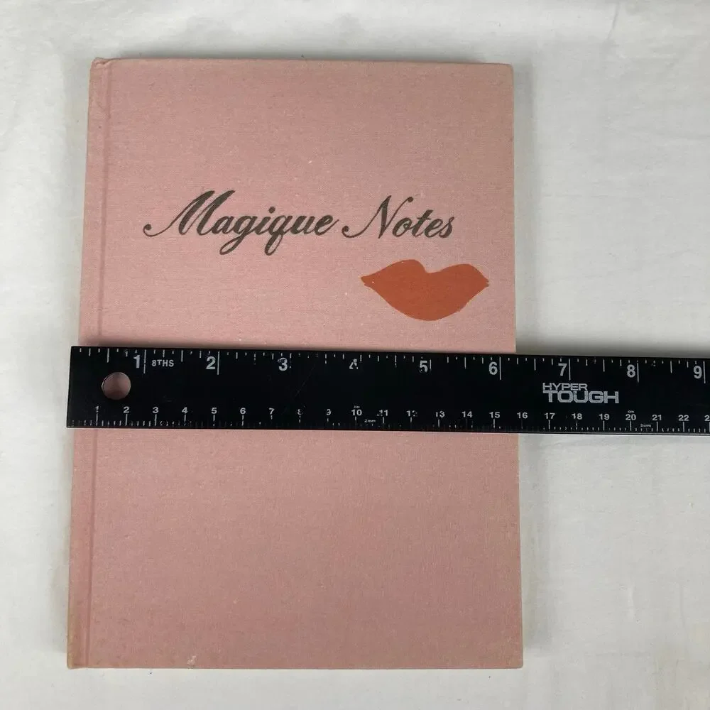 New Hotel Magique Anthropologie Cahier Notes Journal Pink Lips Lined 128 pages